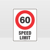 Custom Metal Sign,60 Kph Speed Limit Sign